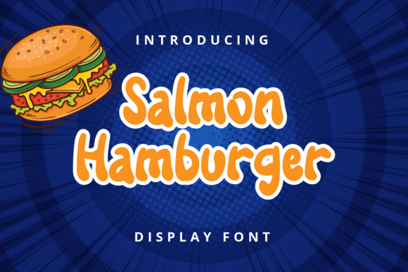 Discover Salmon Hamburger: A Bold Trendy Display Typeface