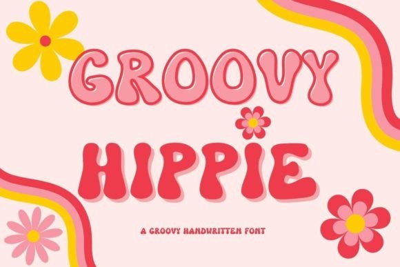 Groovy Hippie: A Playful Font for Retro Design